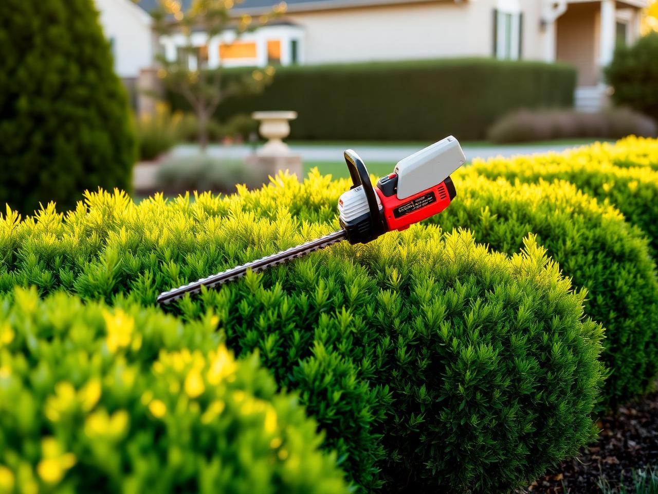 Hedge trimming service